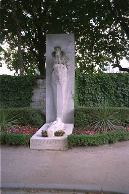 Charles Baudelaire Paris Grave Cemetery Statue The Rebel